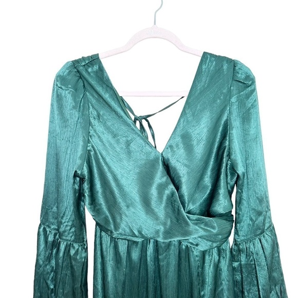 Rahi Large Jade Leila Luster Midi Dress Long Sleeve - Picture 4 of 9
